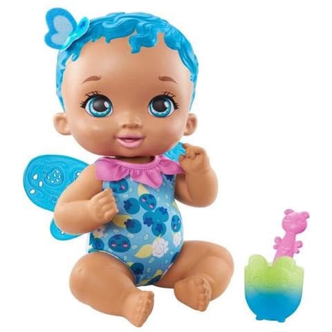 My Garden Baby - Baby Butterfly Mirtillo Treat, 30 Cm, Profumo Di Mirtillo Con Cucchiaio E Tazza - Bambola / Poupon - Da 2 Anni - Foto 1