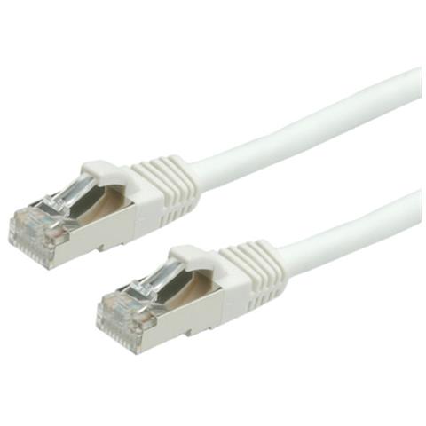 S / FTP Patch Cord Cat. 6, halogen-free, white, 1.5m, Bianco, 100 Ohm, 1,5 mm (0.0591")  - Foto 1