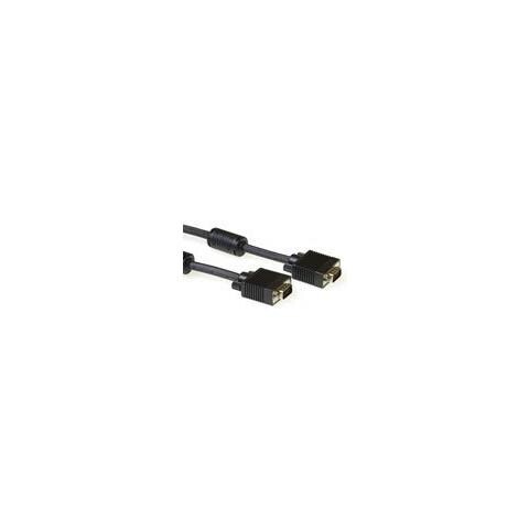 VGA connection cable male-male black 1.8 m, 1,8m, VGA (D-Sub) , VGA (D-Sub)  - Foto 1