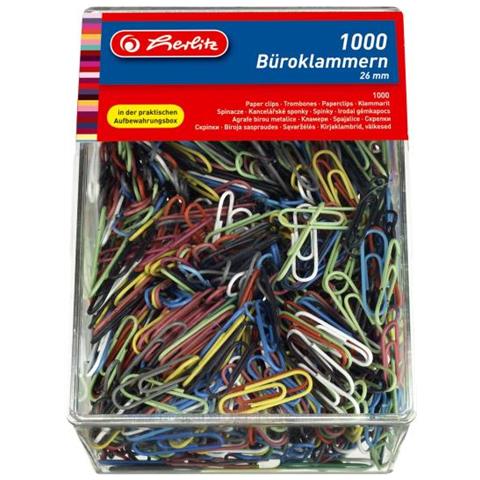 8859134 Fermaglio Metallo, Plastica 1000 Pz - Foto 1