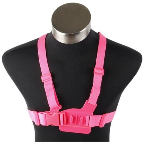 Fascia Elastica Sport Torace Regolabile Dcs121 Per Action Cam Pink Per Gopro Hero - Nilox - Trevi - Foto 2