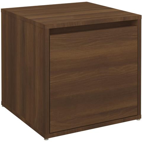 Cassetto Contenitore Rovere Marrone 40,5x40x40cm In Multistrato - Foto 1