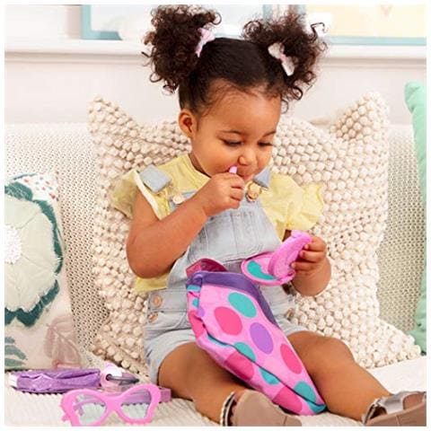 Cerchio Di Gioco- Set Trucco E Bellezza- Accessori Moda Da Vestire- Giochi Di Finzione- Giocattoli Per Bambini- Set Borsa Principessa- 3 Anni + - Foto 2