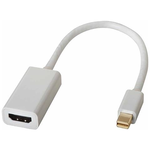 Cavo Adattatore Mini Displayport To Hdmi Femmina Display Port 1080p Bianco - Foto 1