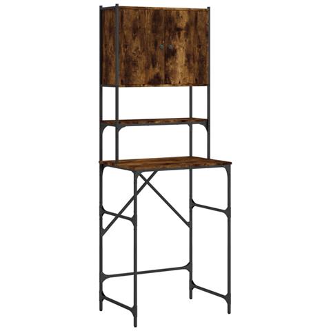 Mobile Per Lavatrice Rovere Fumo 68x48,5x194 Cm - Foto 1