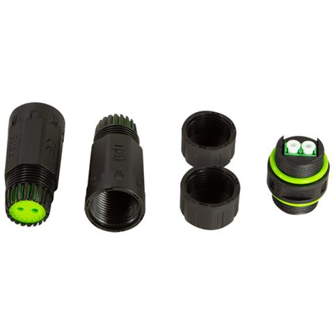 Connettore Fibra Ottica Lc Duplex Impermeabile Ip68 Con Due Pressacavi - Foto 2