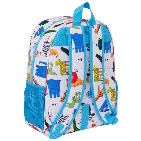 Zaino Scuola Algo De Jaime Bianco 33 X 42 X 14 Cm - Foto 2