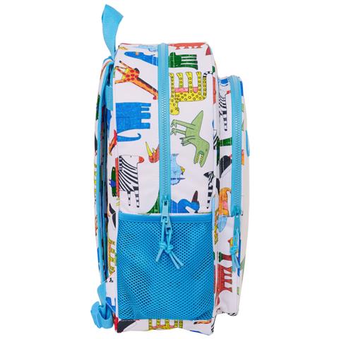 Zaino Scuola Algo De Jaime Bianco 33 X 42 X 14 Cm - Foto 3