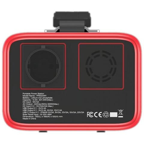 Stazione Elettrica Portatile Pps320w1 Nero Rosso Grigio 96000 Mah - Foto 2