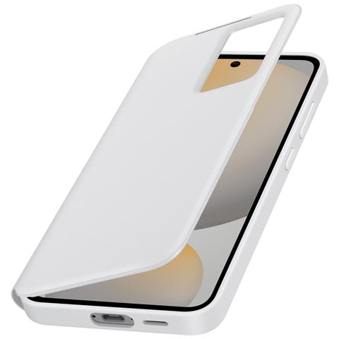 Custodia S24 Fe Copertina Finestra Touch Portacarte, Bianco - Foto 1