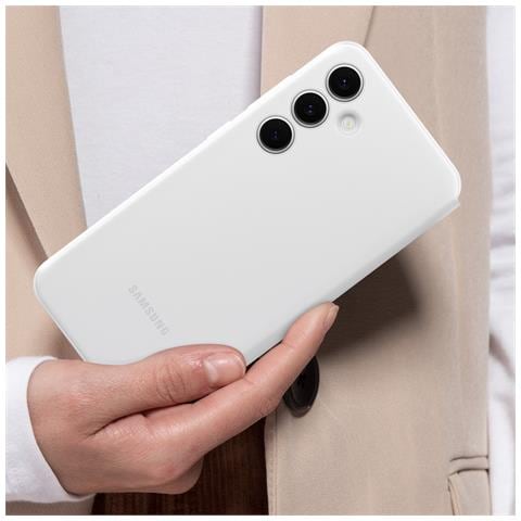 Custodia S24 Fe Copertina Finestra Touch Portacarte, Bianco - Foto 5