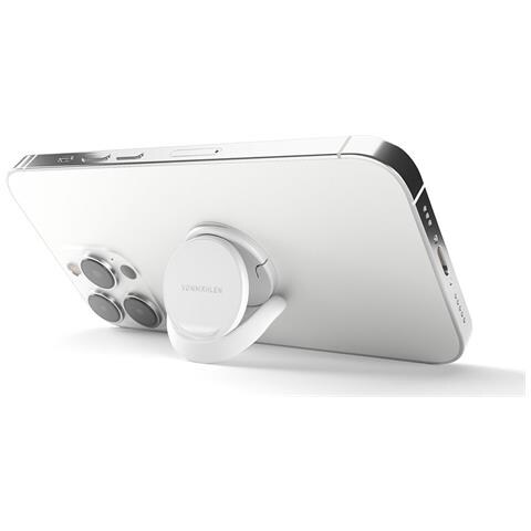 Supporto Per Anello Telefonico Con Montaggio Magnetico Backflip Allroundo, Bianco - Foto 1