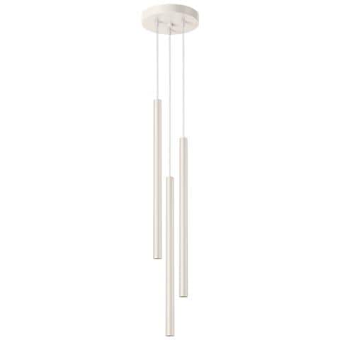 Lampada A Sospensione Pastelo 3p Beige Sl. 1515 - Moderno Lampada A Sospensione Beige 104x19.5x19.5 Cm - Foto 1