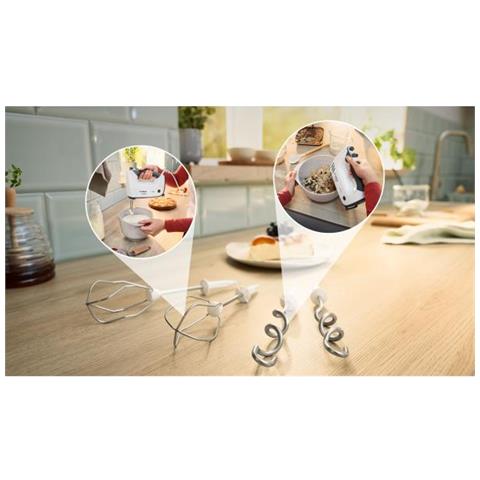 Mfq37400 Sbattitore Ergomixx 750 W Bianco, Grigio - Foto 2