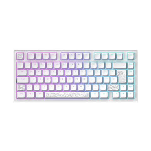 Alu Terra Nostra, Bianco - Tastiera Gaming Meccanica Iso (de) - Foto 8