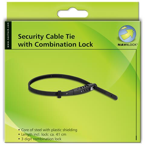 20930 cavo di sicurezza Nero 0,41 m - Foto 4