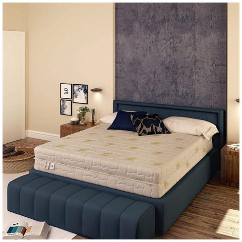 Materasso Memory Dream Super Matrimoniale con Rivestimento in Aloe Vera, Memory 7 cm, misura 180x190 cm - Foto 1