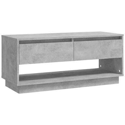 Mobile Tv Grigio Cemento 102x41x44 Cm In Truciolato - Foto 1