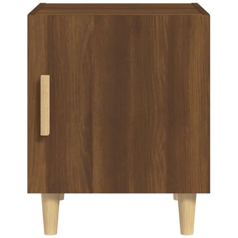 Comodino Rovere Marrone In Legno Multistrato - Foto 2