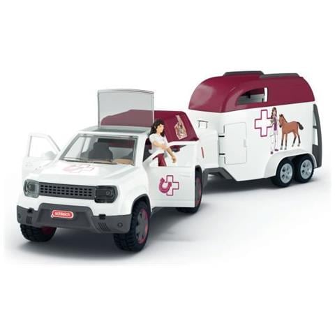 Set Veterinario Mobile Con Rimorchio, Schleich 42704 Horse Club - Foto 3