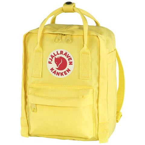 Kanken Mini zaino Zaino casual Giallo Polipropilene (PP), Vinylon - Foto 4