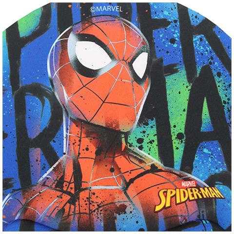 Tappetino Per Mouse Ergonomico Xxl Con Poggiapolsi Design Spiderman, Multicolore - Foto 4