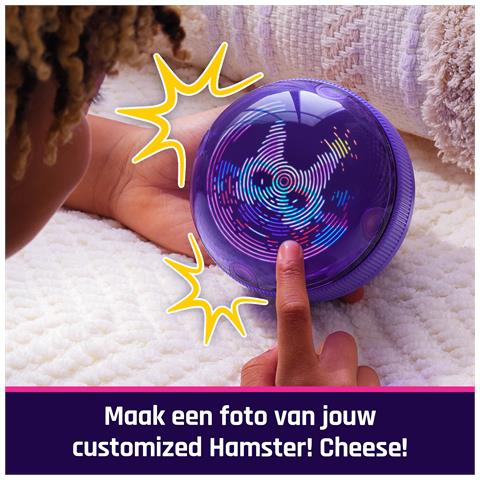 Bitzee, Il tuo Criceto Interattivo, Hamster Ball con oltre 20 criceti all'interno da collezionare, rotola e reagisce al tocco, cucciolo digitale e giocattolo per bambini e bambine dai 5 anni in su - Foto 2