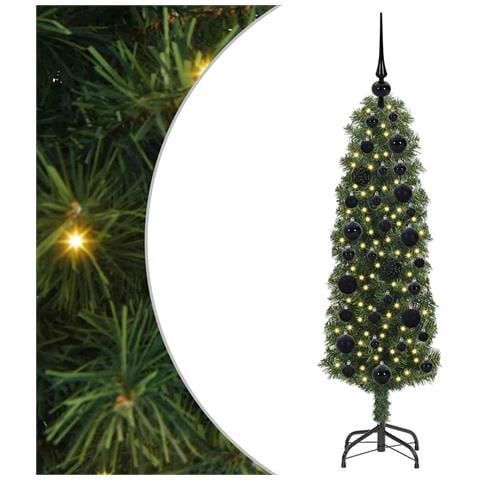 Albero di Natale artificiale con 150 LED Verde 120 cm - Foto 1