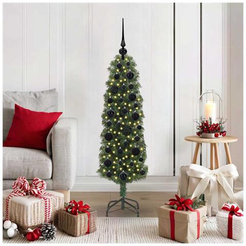 Albero di Natale artificiale con 150 LED Verde 120 cm - Foto 2