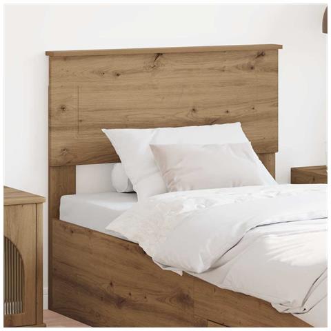 Testiera Rovere artigianale 80 cm Legno multistrato - Foto 2