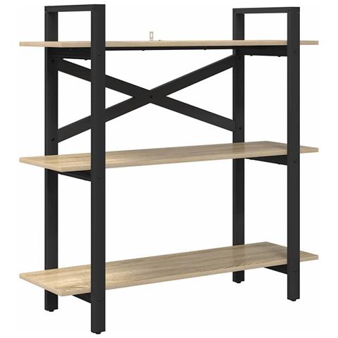 Libreria Rovere Sonoma 100 x 33,5 x 102 cm Legno multistrato - Foto 1