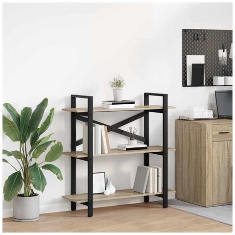 Libreria Rovere Sonoma 100 x 33,5 x 102 cm Legno multistrato - Foto 2