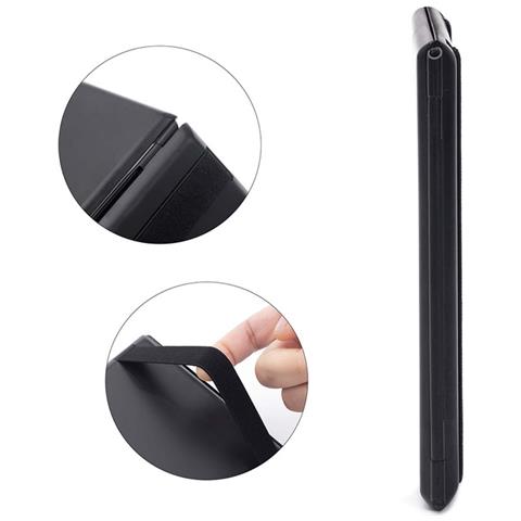 Specchio Per Trucco Con Luce Led Nera - Specchio Di Cortesia Per Visiera Auto - Foto 5