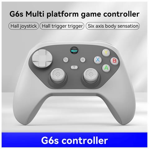 Gamepad Bluetooth 5.3 G6s Con Joystick Hall - Supporto Multi-piattaforma Grey - Foto 5