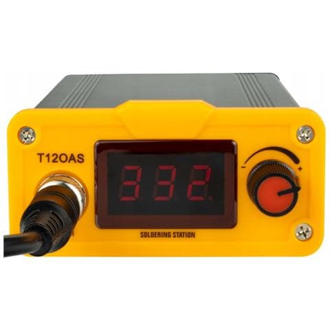 Stazione Saldante T12 Orange Akbash Standard - Riscaldamento Rapido, 75w | Temperatura 200-450°c | Include Punte T12-bc4, T12-d24, Tappetino Silicone - Foto 2