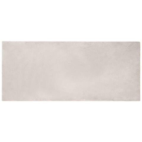 Tappeto in Pelliccia Sintetica di Coniglio Olite Beige - Foto 1