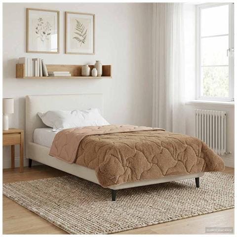 Duvet Estivo Talpa 135 x 200 cm Microfibra e Fleece Teddy - Foto 2