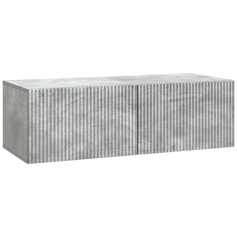 Mobile Porta TV da Muro Grigio Cemento 98 x 41 x 30 cm - Foto 1
