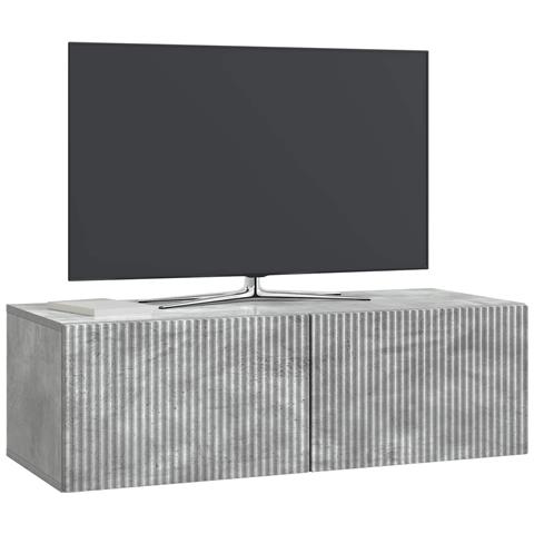 Mobile Porta TV da Muro Grigio Cemento 98 x 41 x 30 cm - Foto 2