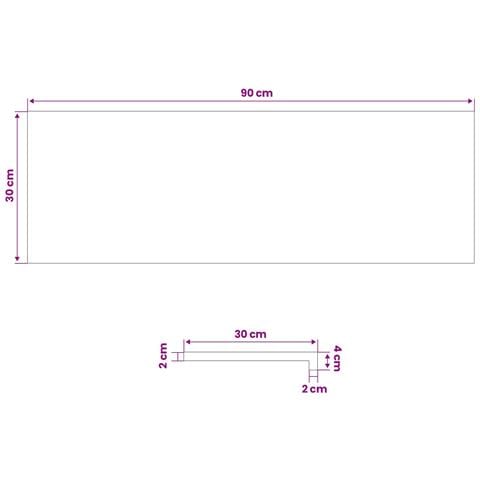 Tappeti per scale 12 pz 90 x 30 x 2 cm Marrone - Foto 7
