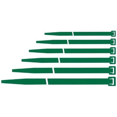 FASCETTE per Cablaggio Colore VERDE 200X4,6 Conf. 100 pz - Foto 2