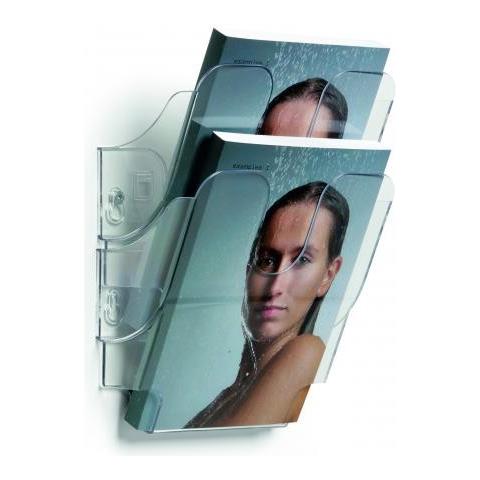 Flexiplus 2 A5 Espositore Da Parete 2 Comparti A5 Verticale Trasp. - Foto 1