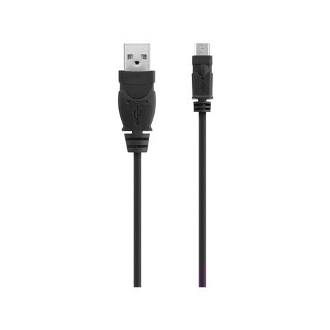 USB A / Micro USB B, 0.9m 0.9m USB A Micro-USB B Maschio Maschio Nero cavo USB - Foto 1