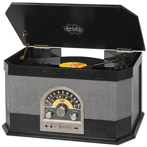 Stereo Giradischi Retrò Bluetooth Tt 1040 Bt Nero - Foto 2