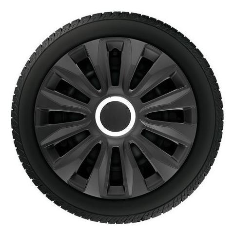 Copricerchi Auto Universali 14 Pollici Tech-one Avalone Pro Black 31526 - Foto 2