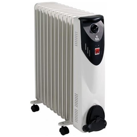 Radiatore A Olio (11 Elementi) 201274 2500w Bianco - Foto 1