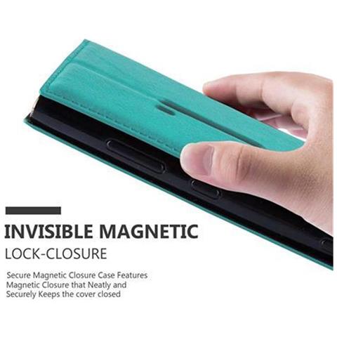 Custodia Compatibile Con Nokia Lumia 920 In Turchese Petrolio - Coperchio Protettiva Con Chiusura Magnetica, Funzione Stand E Tasca Per Le Carte - Foto 9