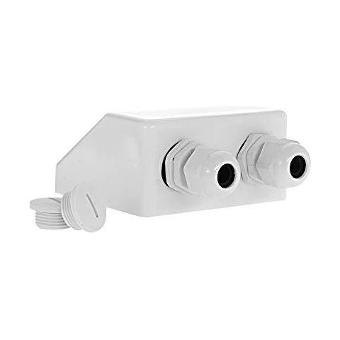 006.575 Guidacavo Tetto Ingresso 2x Cavo Resistente Abs Bianco Per Camper Roulotte Cavi Solari Barca Ecc Confezione Da 1 - Foto 1