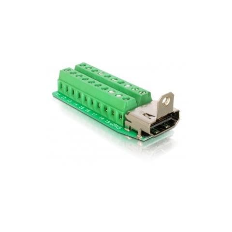 Adapter HDMI female > Terminal Block 20pin 20pin cavo di interfaccia e adattatore - Foto 1