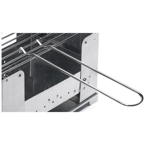 BBQ300S, Argento, Rettangolare, Acciaio inossidabile - Foto 2